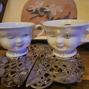 Baileys Lucky wink commemorative  tea cups 2CT